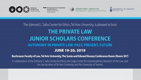 The private law Junior scholars conference Autonomy in private law: past, present, future